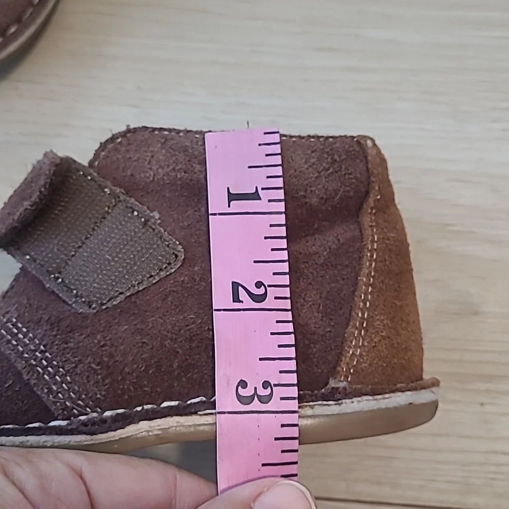 L'Amour Brown Suede Kids Boots Size 10 - Picture 9 of 9
